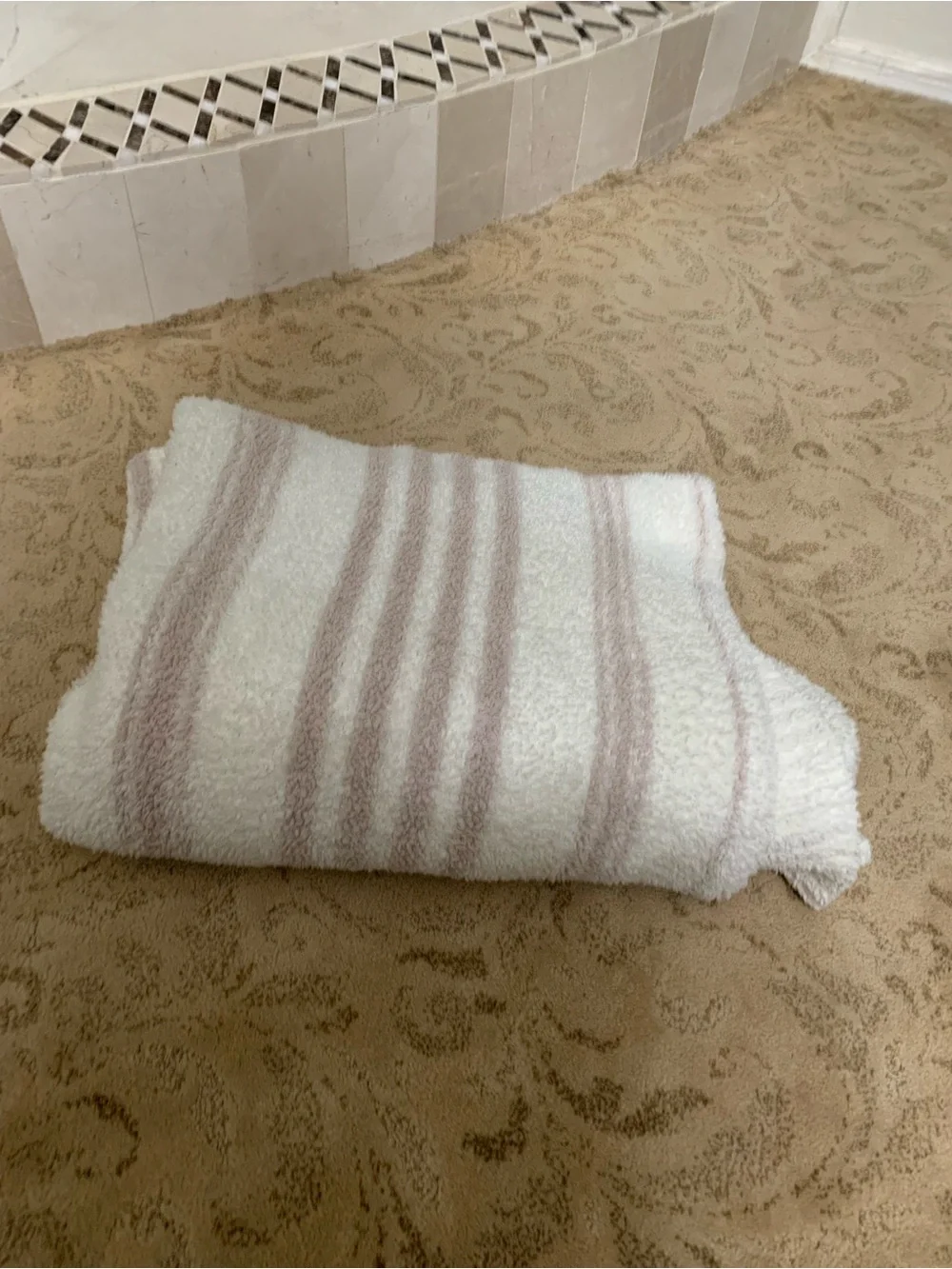 Barefoot Dreams Cozychic Multi Stripe Throw Blanket